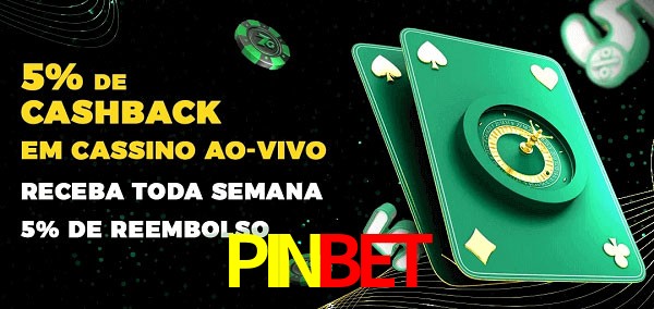 Promoções do cassino ao Vivo PINBET